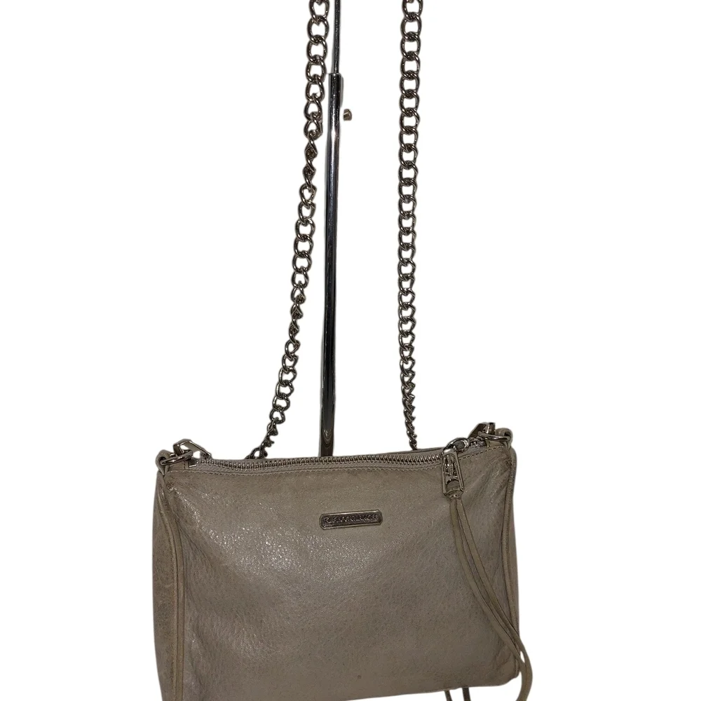 Rebecca Minkoff Tan Crossbody Bag with Elegant Minimalism